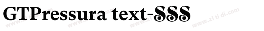 GTPressura text字体转换 GTPressura text字体转换